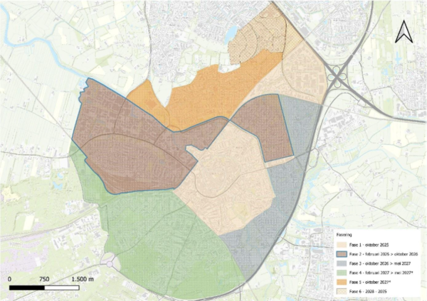 plattegrond Invoering nieuw parkeerbeleidsplan
